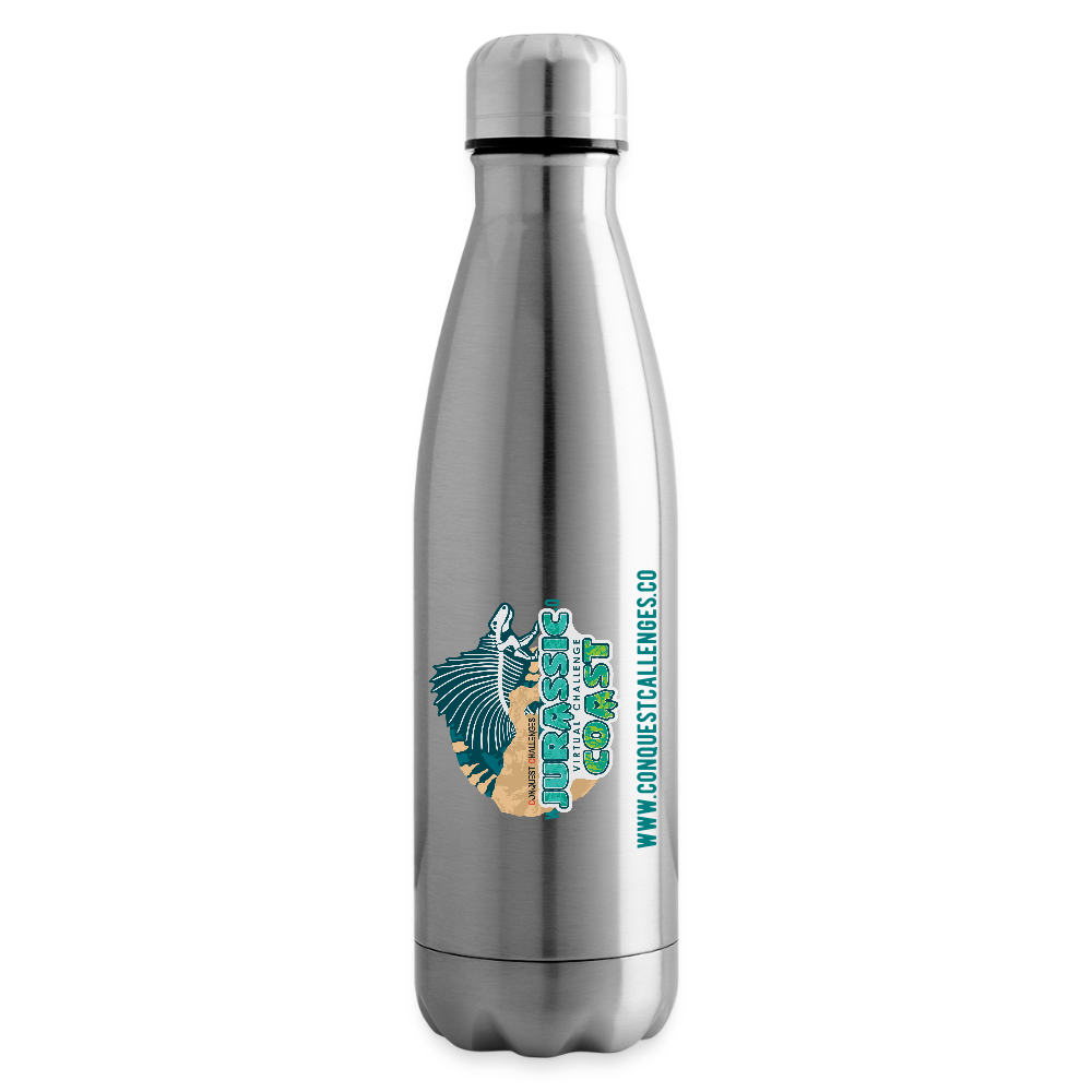 Jurassic Coast - Insulated Water Bottle - silver
