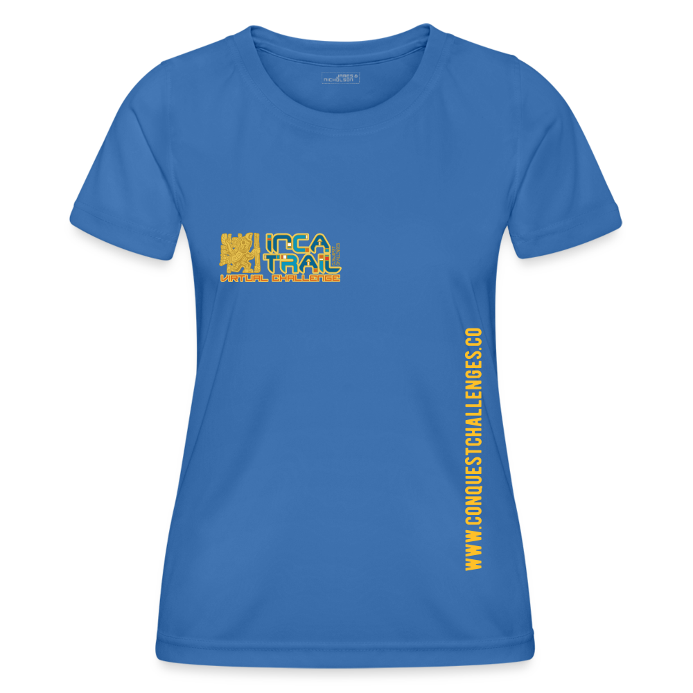 Inca Trail - Women's Functional T-Shirt - royal blue