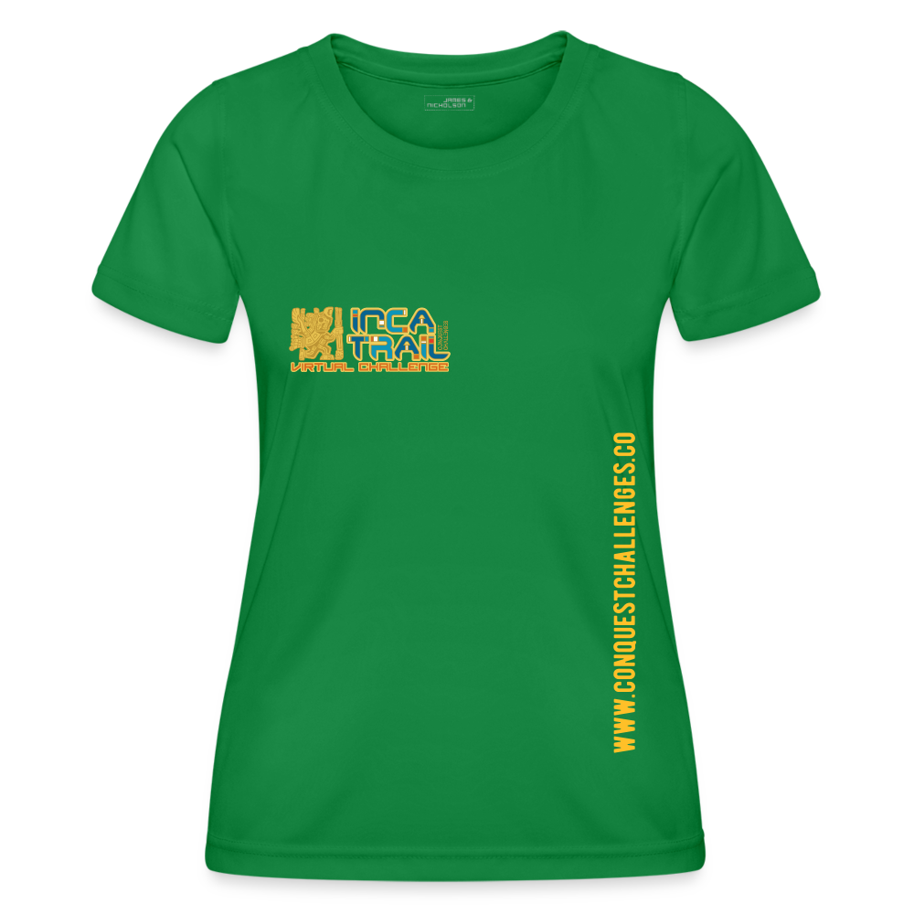 Inca Trail - Women's Functional T-Shirt - kelly green