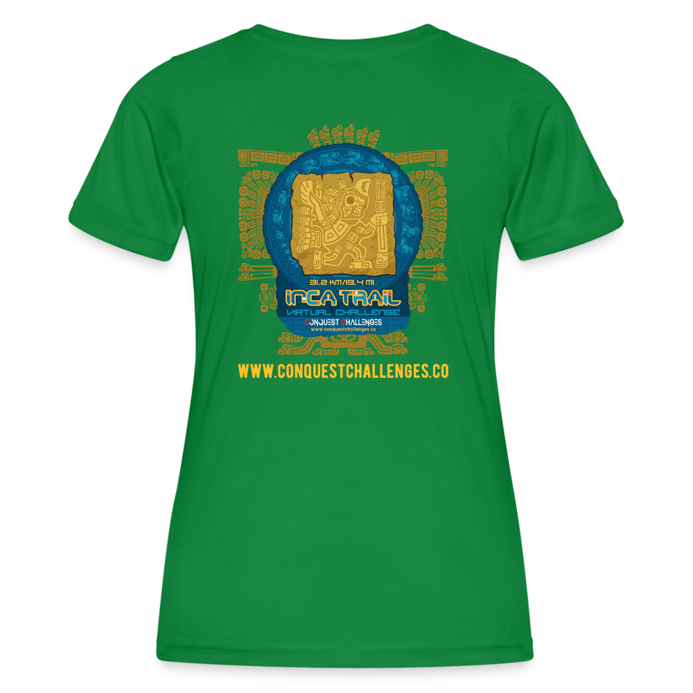 Inca Trail - Women's Functional T-Shirt - kelly green