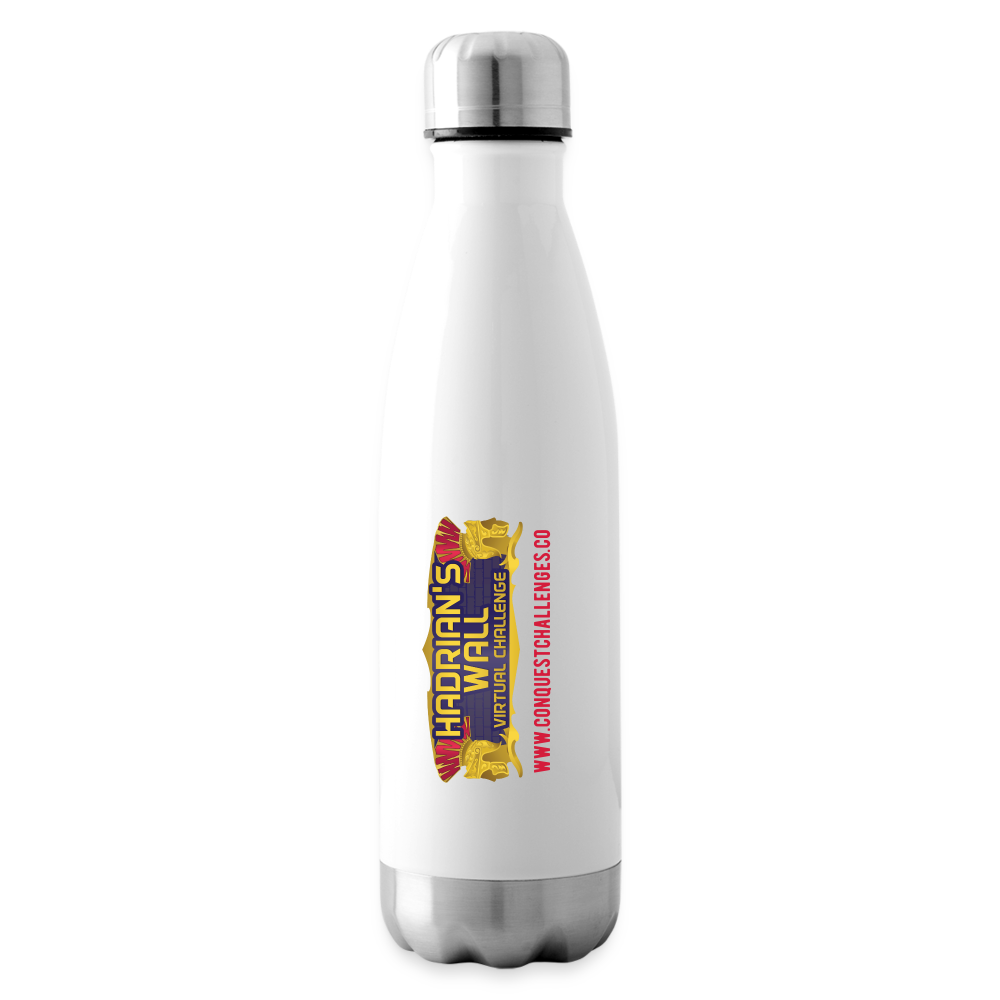 Hadrian's Wall - Insulated Water Bottle - white