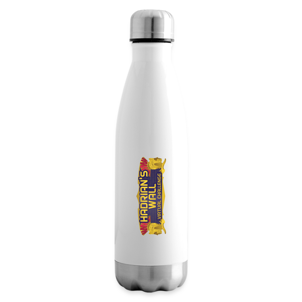 Hadrian's Wall - Insulated Water Bottle - white