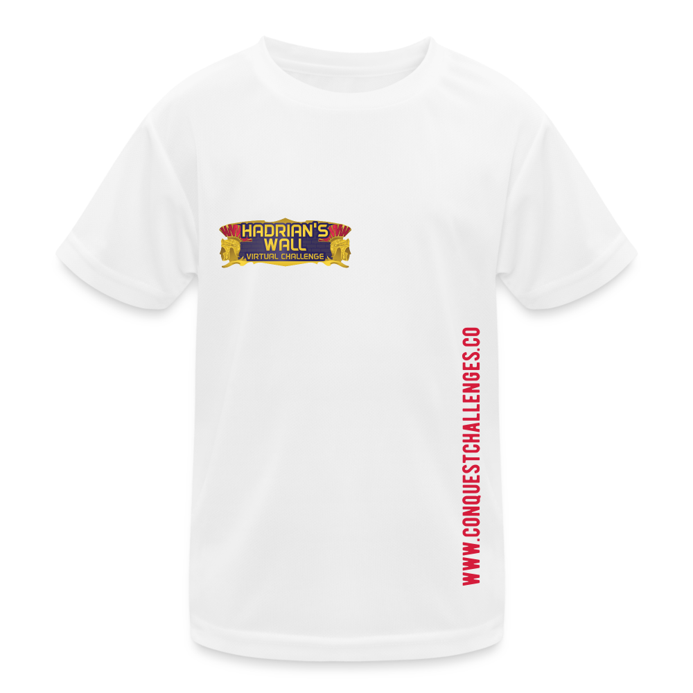 Hadrian's Wall - Kid's Functional T-Shirt - white