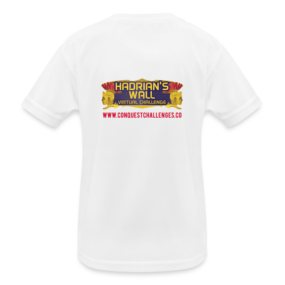 Hadrian's Wall - Kid's Functional T-Shirt - white