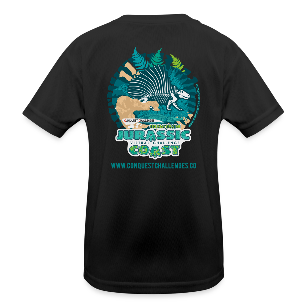 Jurassic Coast - Kid's Functional T-Shirt - black