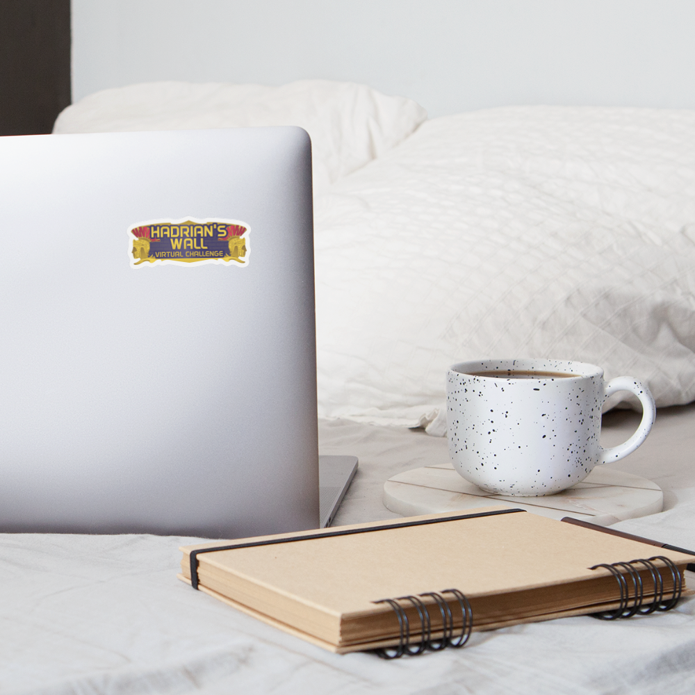 Hadrian's Wall Sticker - white matte