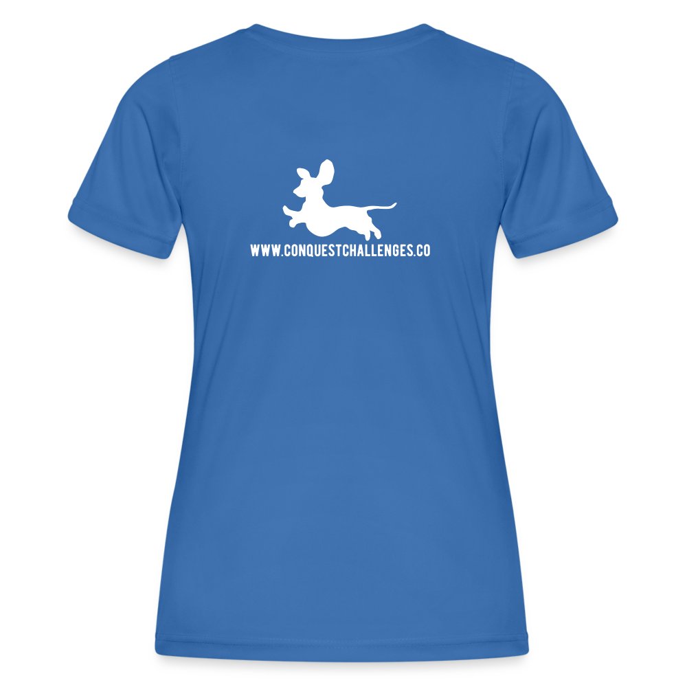 Dachsund Running Club - Women's Functional T-Shirt - royal blue