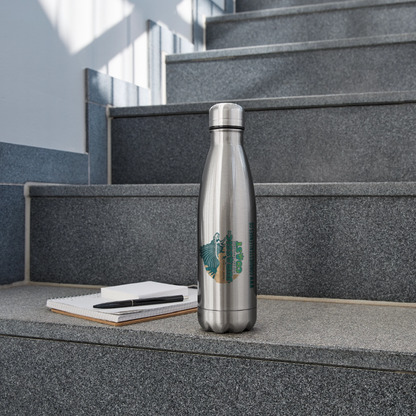 Jurassic Coast - Insulated Water Bottle - silver