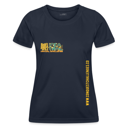Inca Trail - Women's Functional T-Shirt - navy