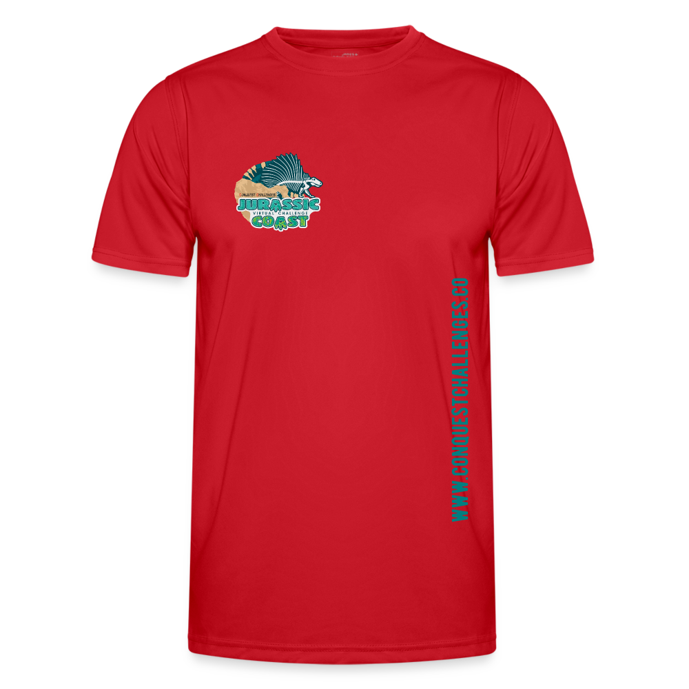Jurassic Coast - Men's Functional T-Shirt - red
