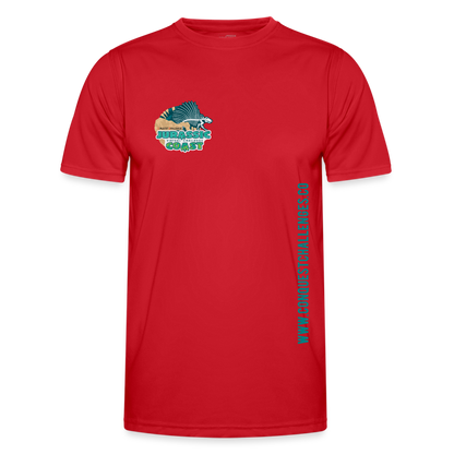 Jurassic Coast - Men's Functional T-Shirt - red