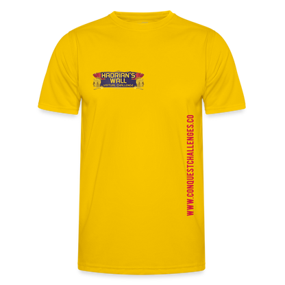 Hadrian's Wall - Men's Functional T-Shirt - egg yellow