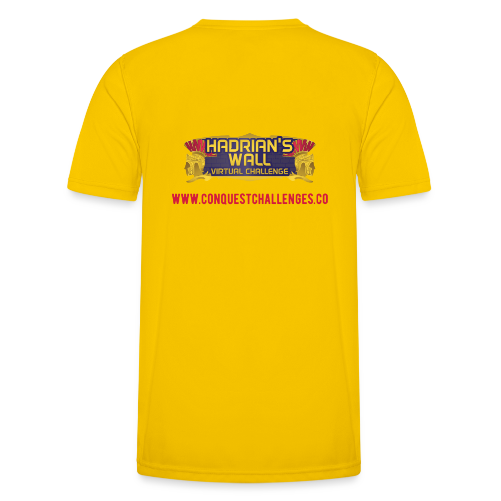 Hadrian's Wall - Men's Functional T-Shirt - egg yellow