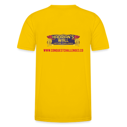 Hadrian's Wall - Men's Functional T-Shirt - egg yellow