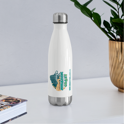 Jurassic Coast - Insulated Water Bottle - white