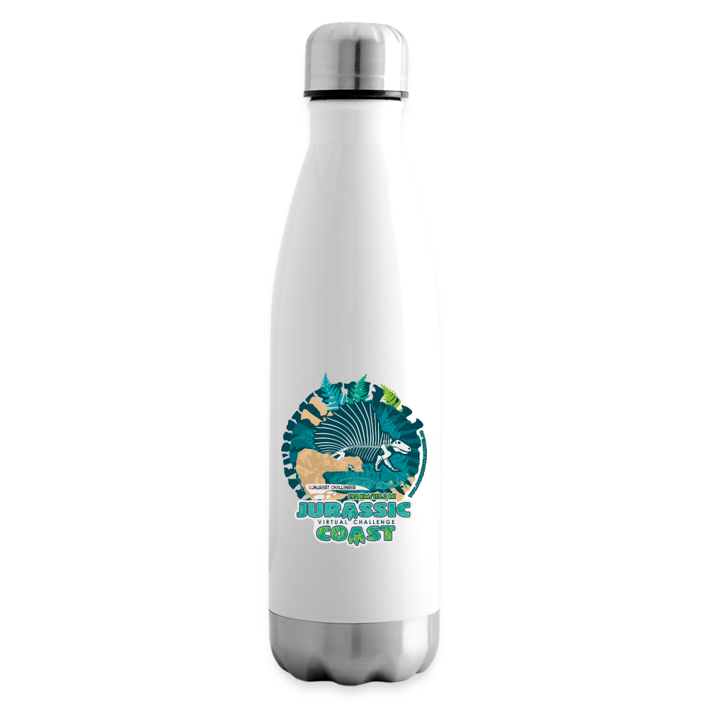 Jurassic Coast - Insulated Water Bottle - white