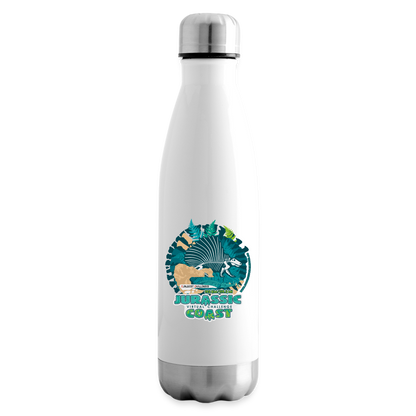 Jurassic Coast - Insulated Water Bottle - white