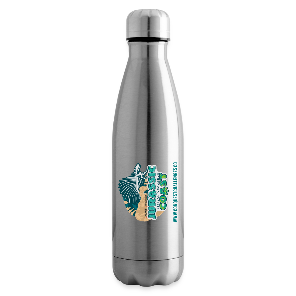 Jurassic Coast - Insulated Water Bottle - silver