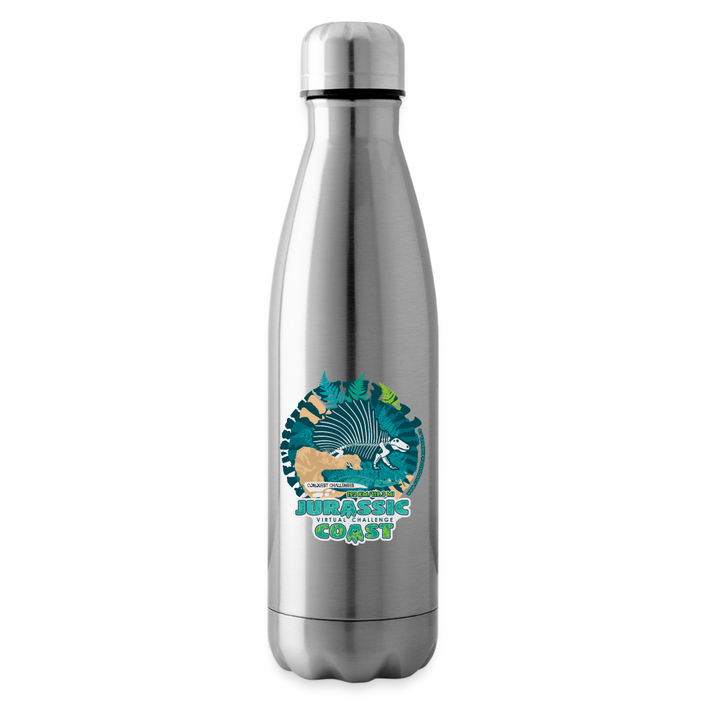 Jurassic Coast - Insulated Water Bottle - silver