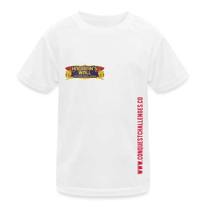 Hadrian's Wall - Kid's Functional T-Shirt - white