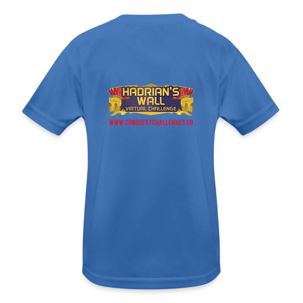 Hadrian's Wall - Kid's Functional T-Shirt - royal blue