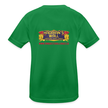 Hadrian's Wall - Kid's Functional T-Shirt - kelly green