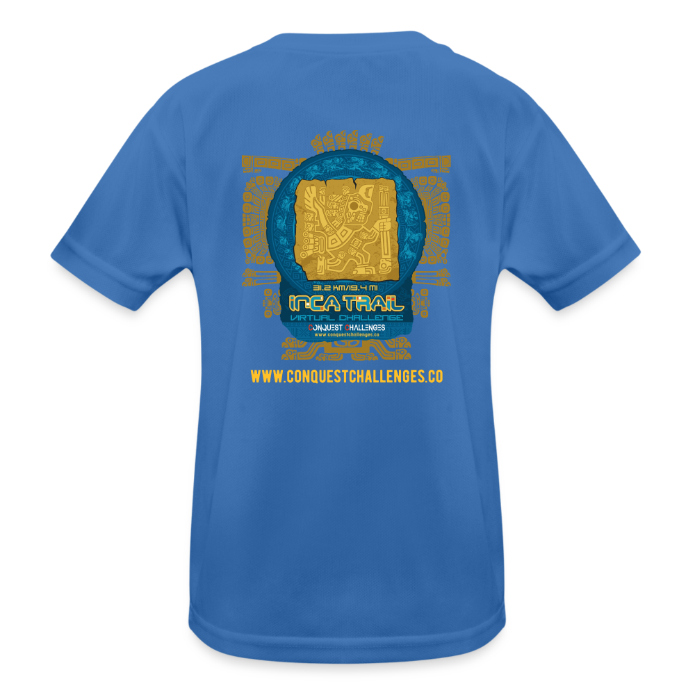 Inca Trail - Kid's Functional T-Shirt - royal blue
