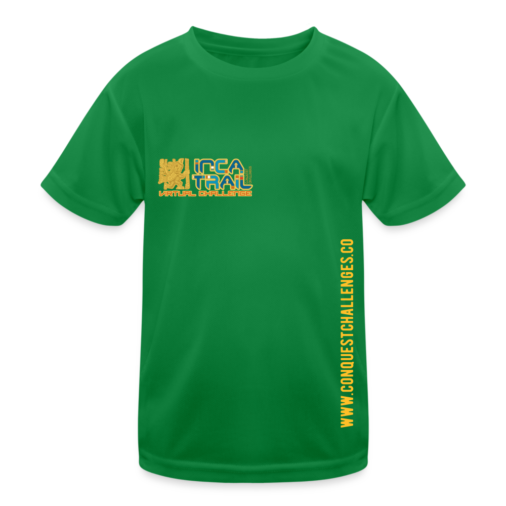 Inca Trail - Kid's Functional T-Shirt - kelly green