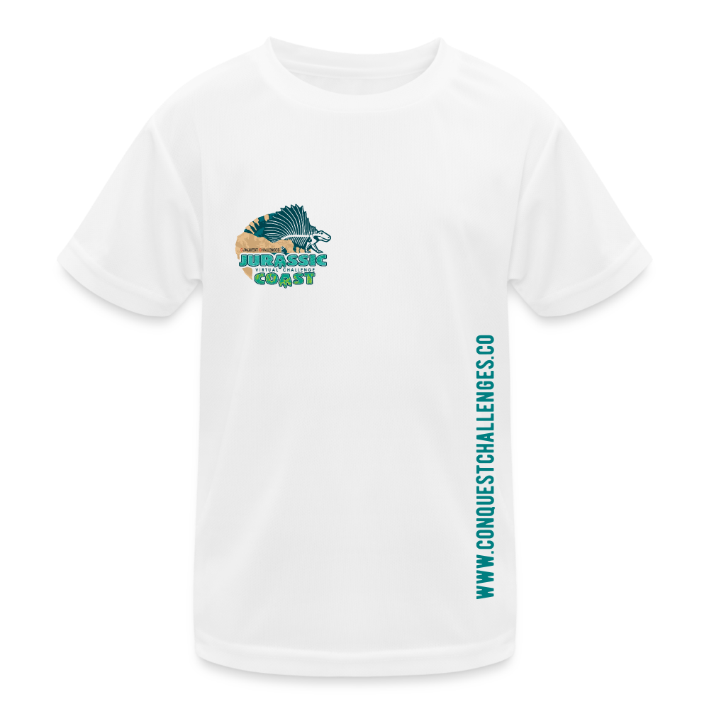Jurassic Coast - Kid's Functional T-Shirt - white