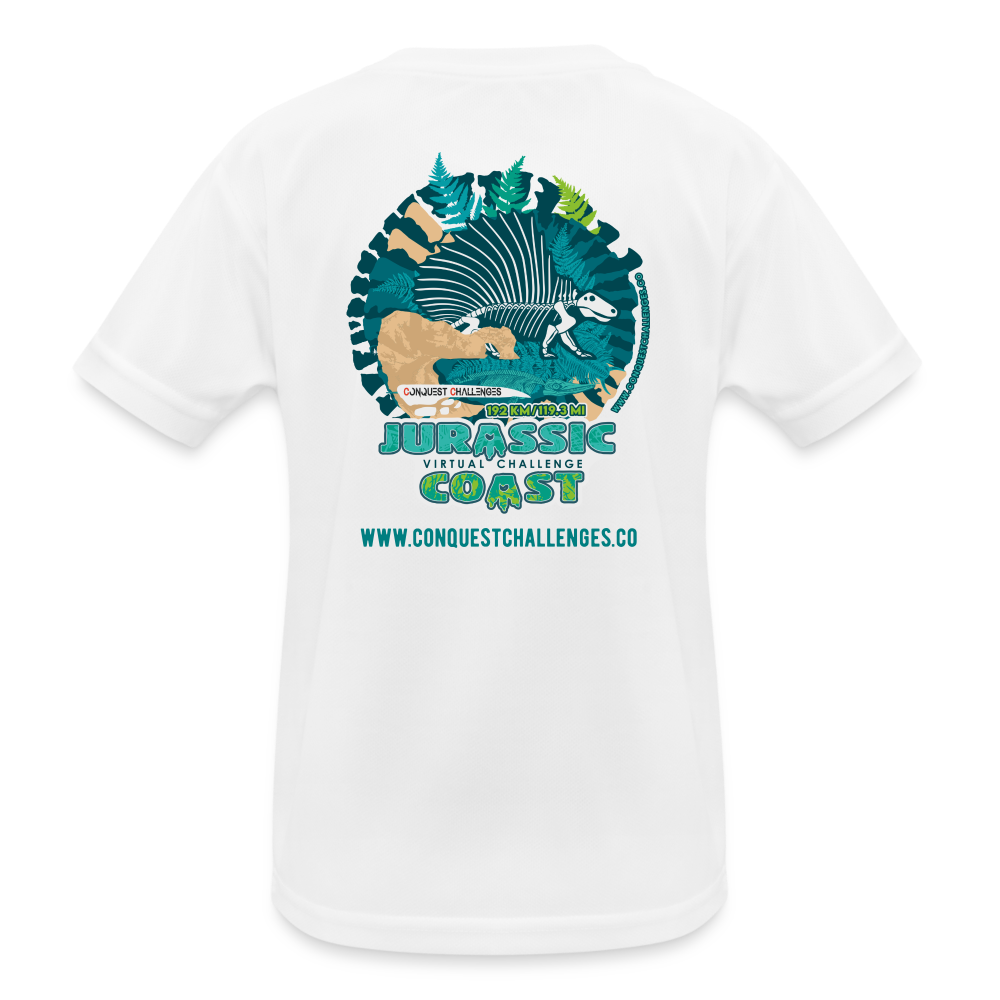 Jurassic Coast - Kid's Functional T-Shirt - white