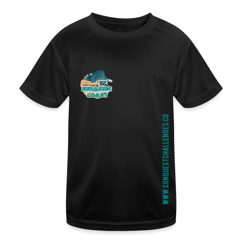 Jurassic Coast - Kid's Functional T-Shirt - black