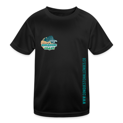 Jurassic Coast - Kid's Functional T-Shirt - black