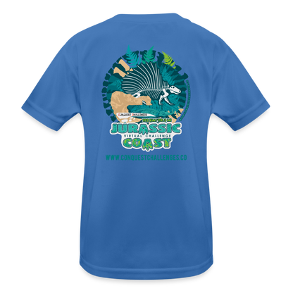 Jurassic Coast - Kid's Functional T-Shirt - royal blue