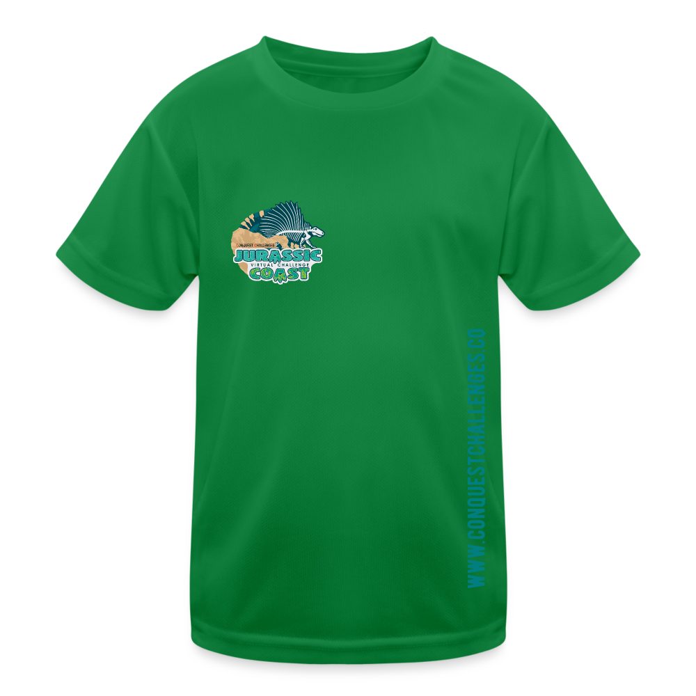 Jurassic Coast - Kid's Functional T-Shirt - kelly green
