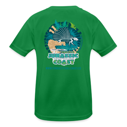Jurassic Coast - Kid's Functional T-Shirt - kelly green