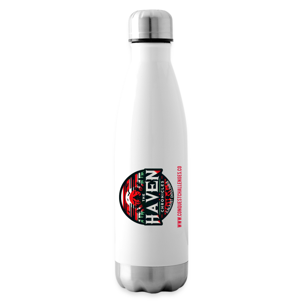 Haven Chronicles Dark - Insulated Water Bottle - white