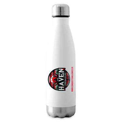 Haven Chronicles Dark - Insulated Water Bottle - white