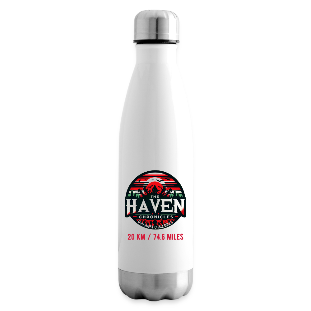 Haven Chronicles Dark - Insulated Water Bottle - white