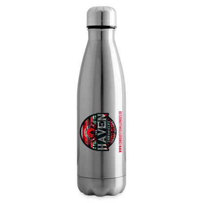 Haven Chronicles Dark - Insulated Water Bottle - silver