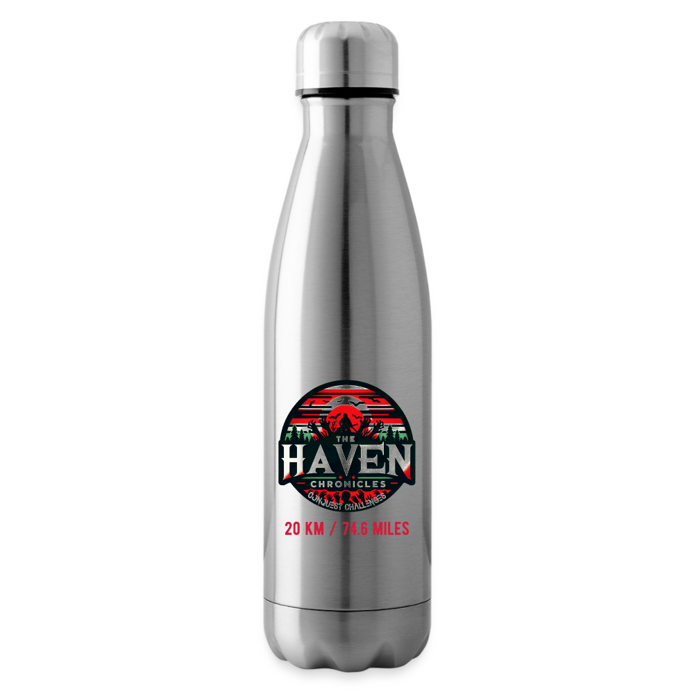 Haven Chronicles Dark - Insulated Water Bottle - silver