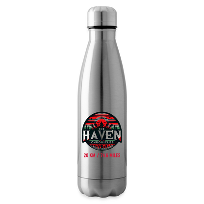 Haven Chronicles Dark - Insulated Water Bottle - silver