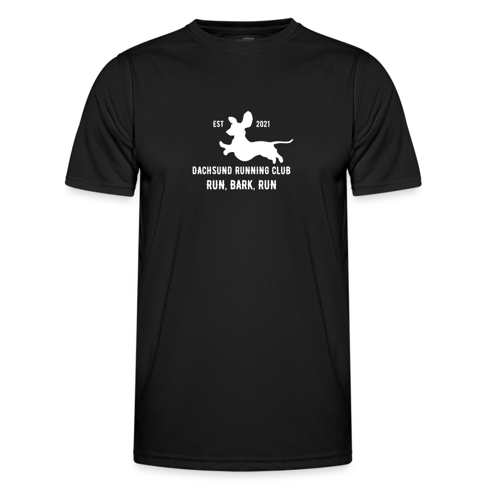 Dachsund Running Club - Men's Functional T-Shirt - black