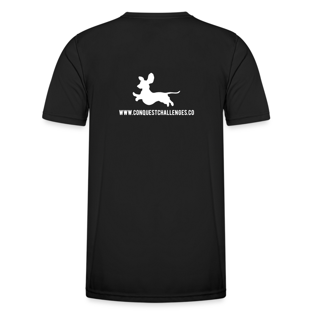 Dachsund Running Club - Men's Functional T-Shirt - black