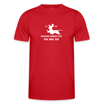 Dachsund Running Club - Men's Functional T-Shirt - red