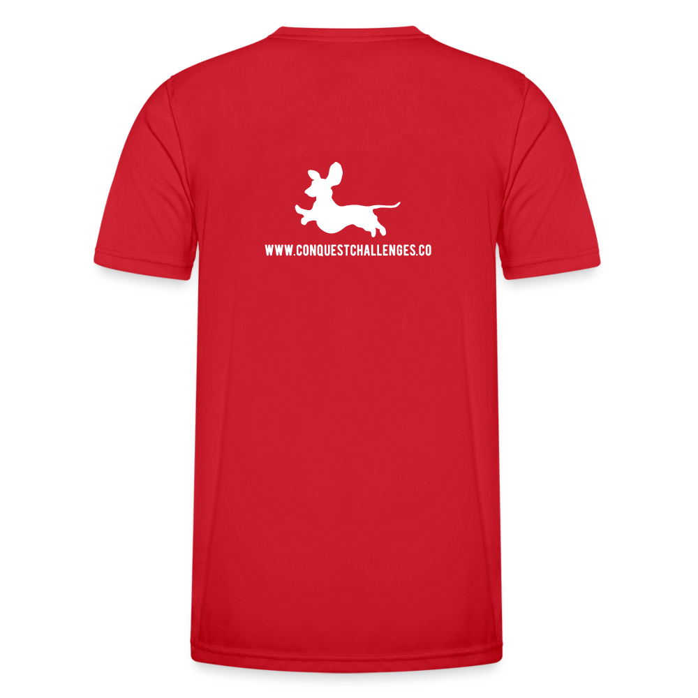Dachsund Running Club - Men's Functional T-Shirt - red