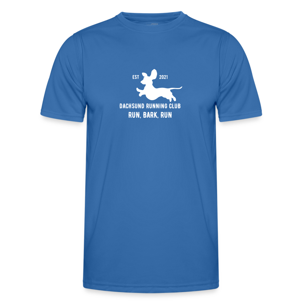 Dachsund Running Club - Men's Functional T-Shirt - royal blue