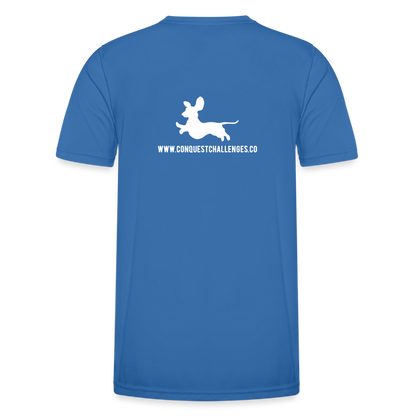 Dachsund Running Club - Men's Functional T-Shirt - royal blue