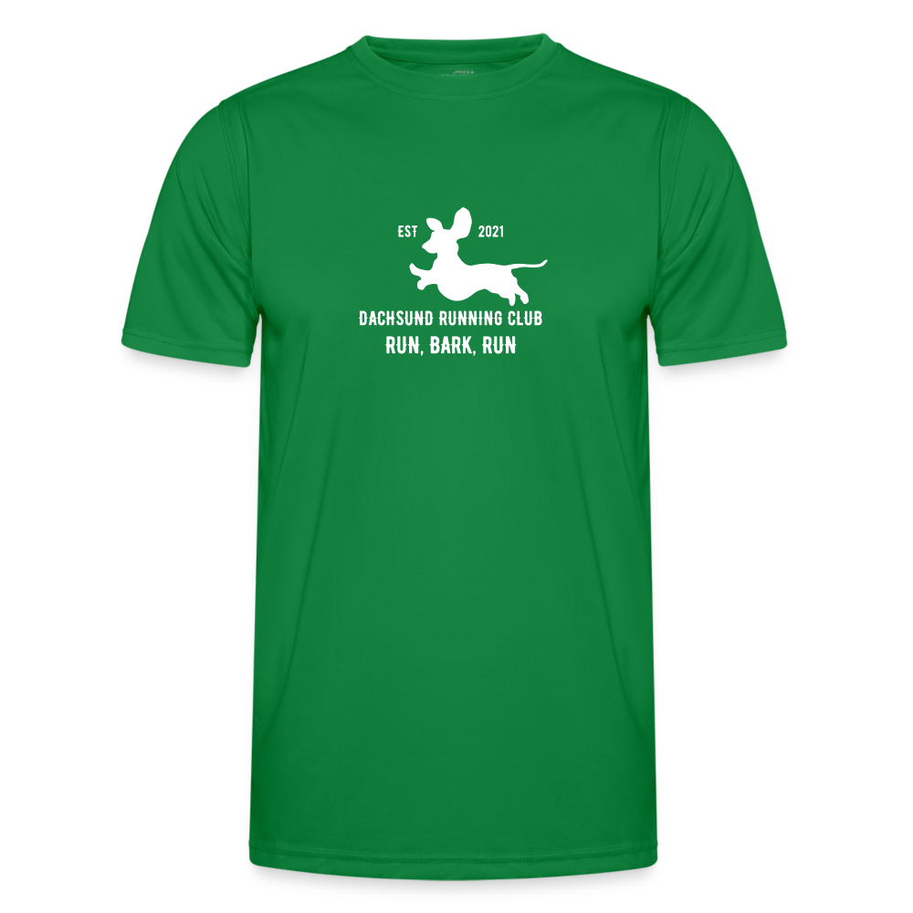 Dachsund Running Club - Men's Functional T-Shirt - kelly green