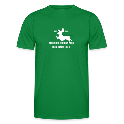 Dachsund Running Club - Men's Functional T-Shirt - kelly green