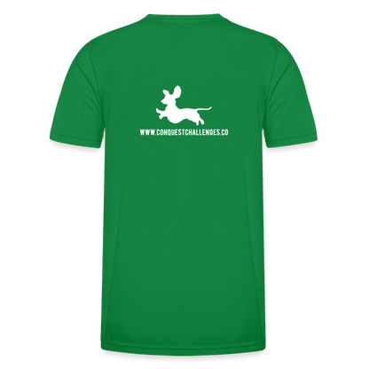 Dachsund Running Club - Men's Functional T-Shirt - kelly green